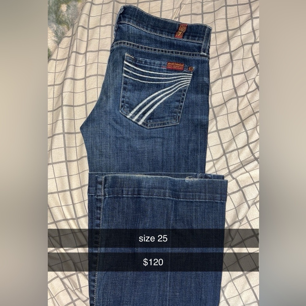 Size 25 7 For All Mankind Dojo Jeans.